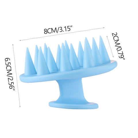 New Silicone shampoo scalp hair massager