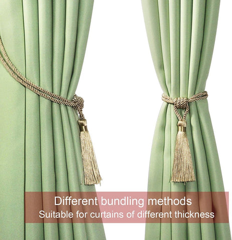 1Pc Handmade Tassel Curtain Tieback
