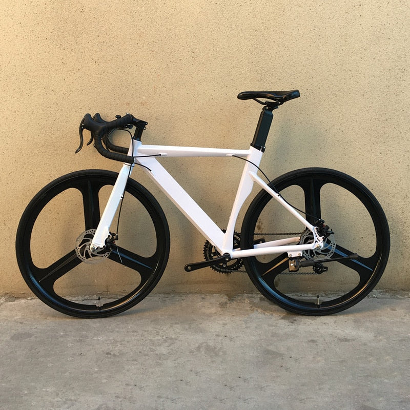 GRAY 700C Road Bike Low Wind Resistance Bicycle