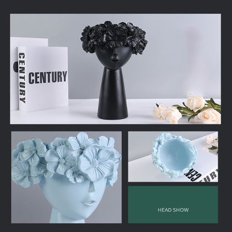 Nordic Home Decoration Resin Vase