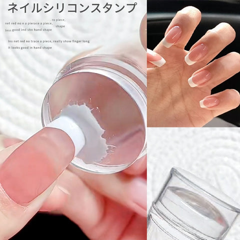 4cm(1 Set) Round Jelly Transfer Painting Stamper