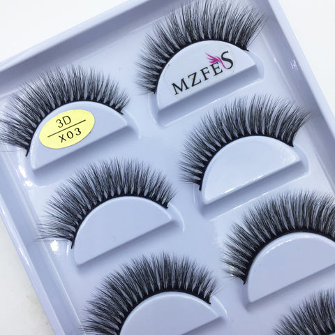 New Natural 3D Mink False Eyelashes