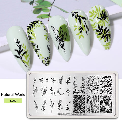 New 12*6cm Nail Art Templates