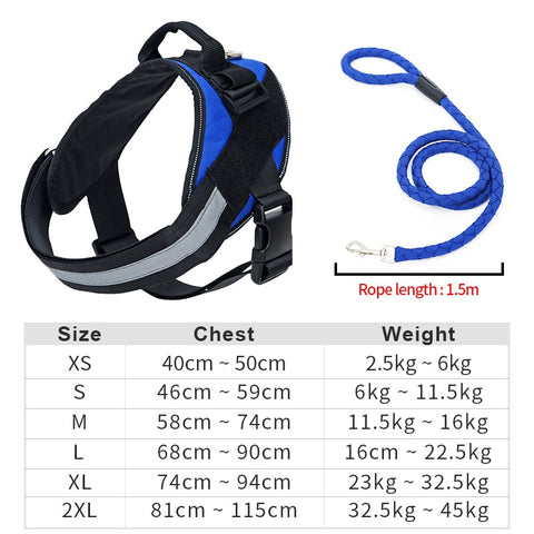 Nylon Heavy Duty Dog Harness Vest