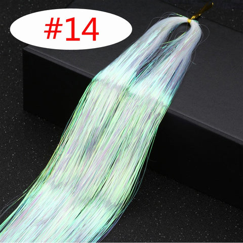 Rainbow Shiny Sparkle Hair Tinsel Kit