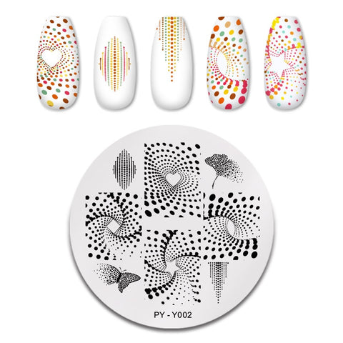 12*6cm Nail Art Templates Stamping Plate