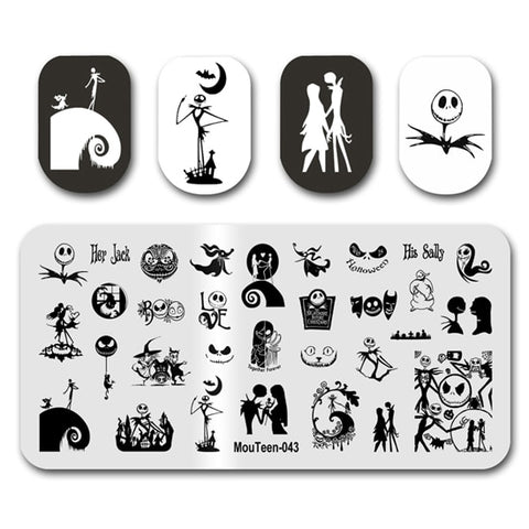 New Nail Plates Stamp King Manicure Set