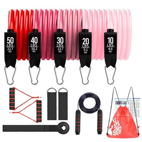 11 pieces Resistance Bands Set