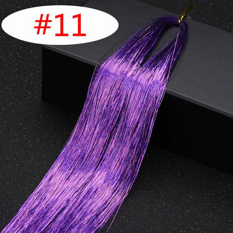 Rainbow Shiny Sparkle Hair Tinsel Kit