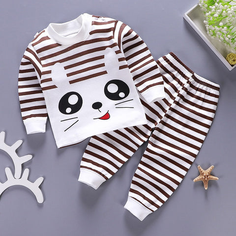 Kids Long Sleeved Pajamas Sets