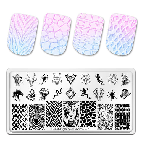 New Beauty Big Bang Animal Image Nail Art