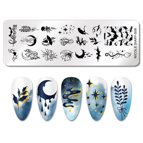 New Stainless Steel Loving Heart Nail Stamp Stencil