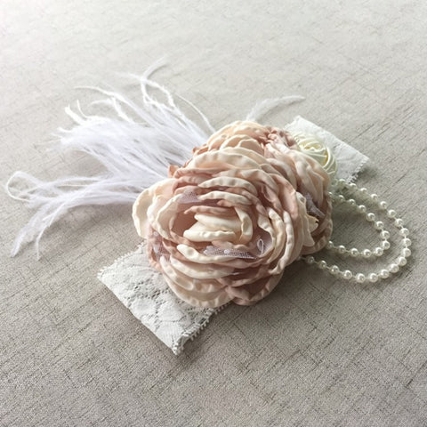 Newborn Vintage Flower Headband