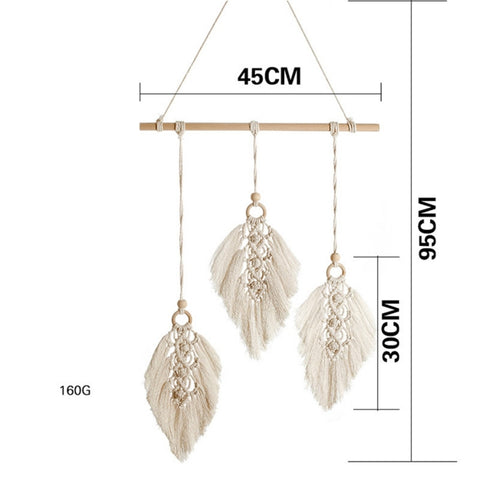 Nordic Star Moon Macrame