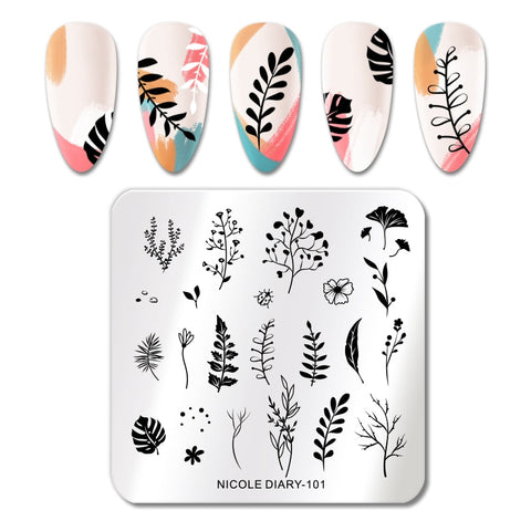 New Space Planet Moon Star Nail Stamping Plates