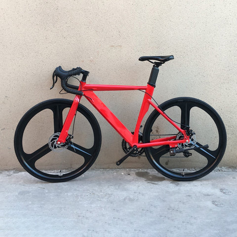 GRAY 700C Road Bike Low Wind Resistance Bicycle