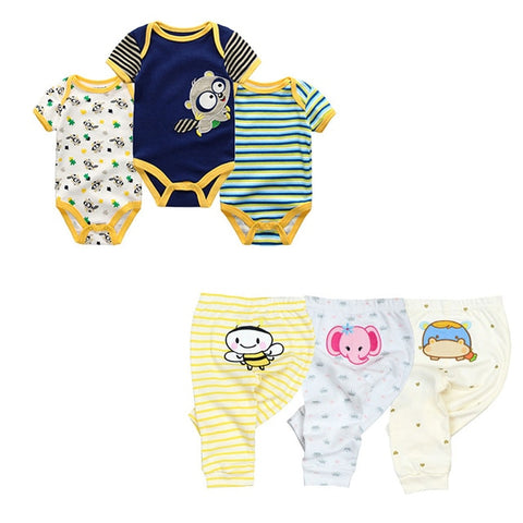 6/9/10PCS Baby Girl Clothes