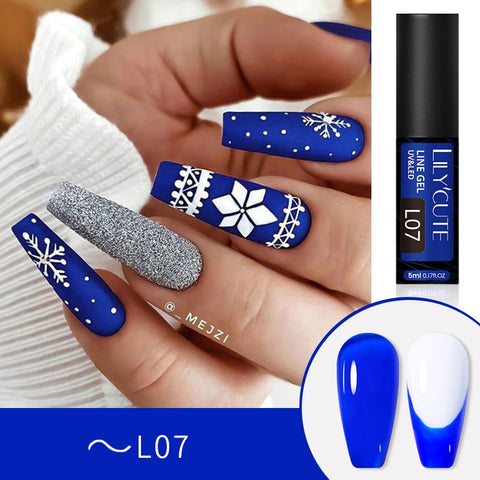 5ml Metallic Painting Liner Gel Polish