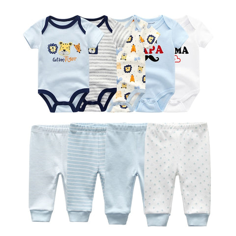 6/9/10PCS Baby Girl Clothes