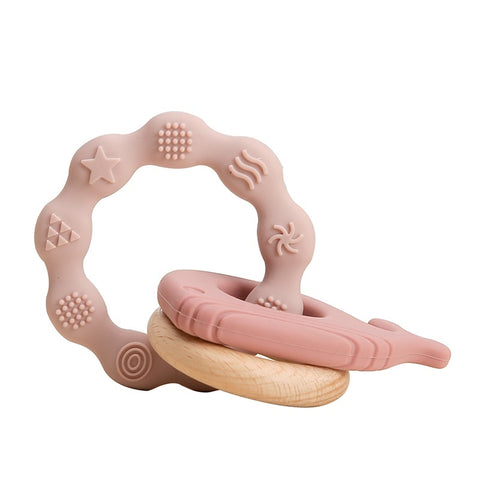 Baby Silicone Teether Ring