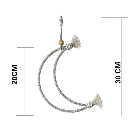 Nordic Star Moon Macrame