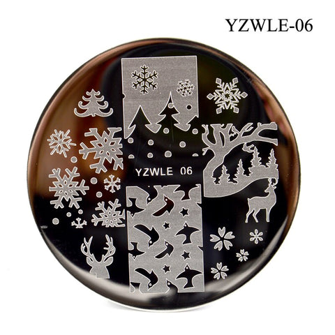 3 Sizes Flower Geometry Nail Stamping Plates