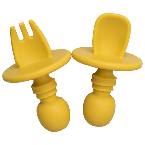 Baby Mini Silicone Fork Spoon