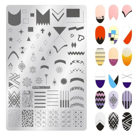 9.5X14.5cm Big Size Nail Stamping Plates