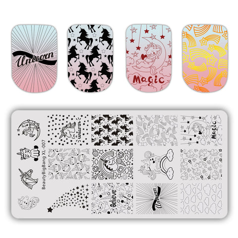 New Beauty Big Bang Animal Image Nail Art
