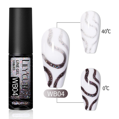 5ml Metallic Painting Liner Gel Polish