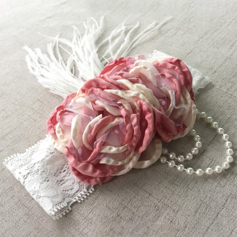 Newborn Vintage Flower Headband
