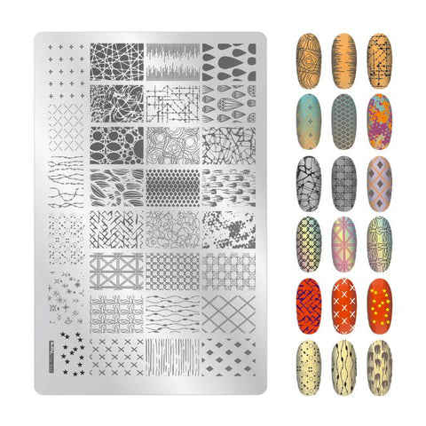 9.5X14.5cm Big Size Nail Stamping Plates