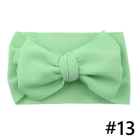 Baby Girls Big Bow Tie Hair Band