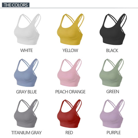 Women Fitness Yoga Sports Bra