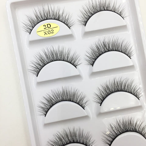 New Natural 3D Mink False Eyelashes
