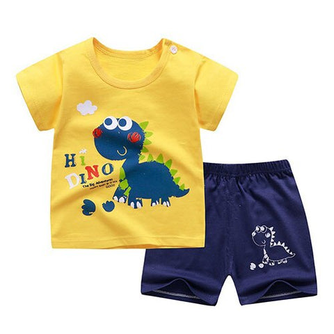 Kids Summer Disney Mickey Mouse Sport Clothing