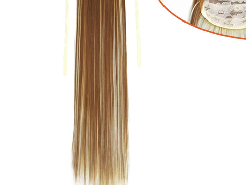 New Long Straight Pony Tail Synthetic Hair