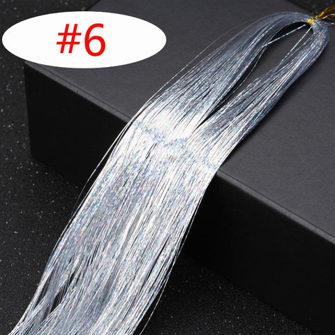Rainbow Shiny Sparkle Hair Tinsel Kit