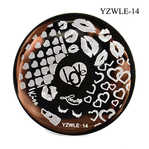 3 Sizes Flower Geometry Nail Stamping Plates
