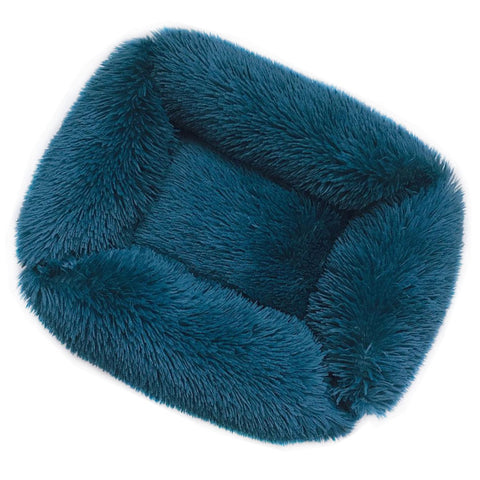 Long Plush Square Dog Beds