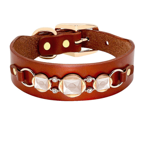 Dog Durable Genuine Leather Collar