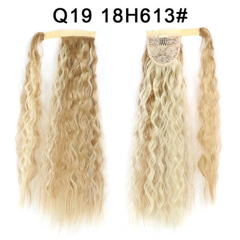 New Natural Hairpiece Headwear Hair Brown Grey