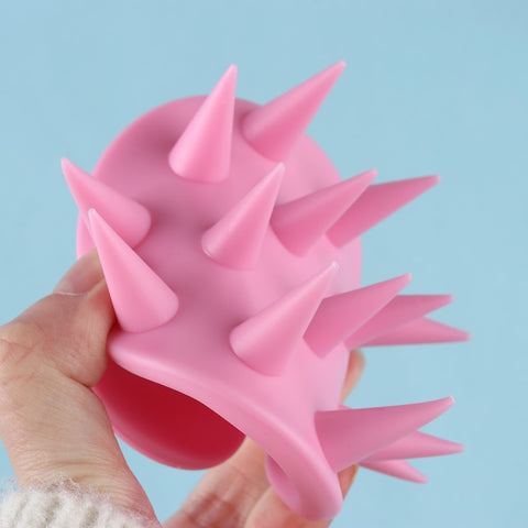 New Silicone shampoo scalp hair massager