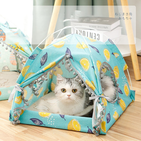 Teepee Closed Cat Tent Bed
