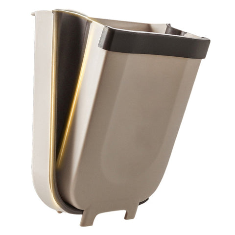 Kitchen 9L Wall Mounted Folding Waste Bin