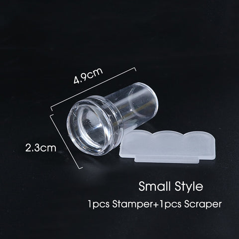 French Mold Nail Art Stamper with Cap