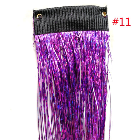Rainbow Shiny Sparkle Hair Tinsel Kit