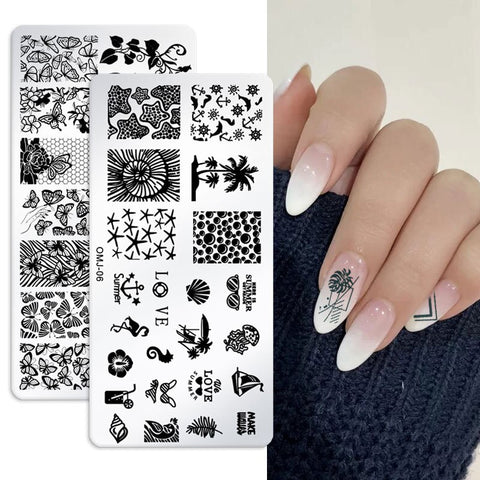 New Nail Art Templates Stamping Plate