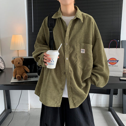 Men Men Harajuku Black Shirt