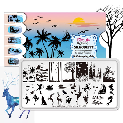 New Beauty Big Bang Animal Image Nail Art